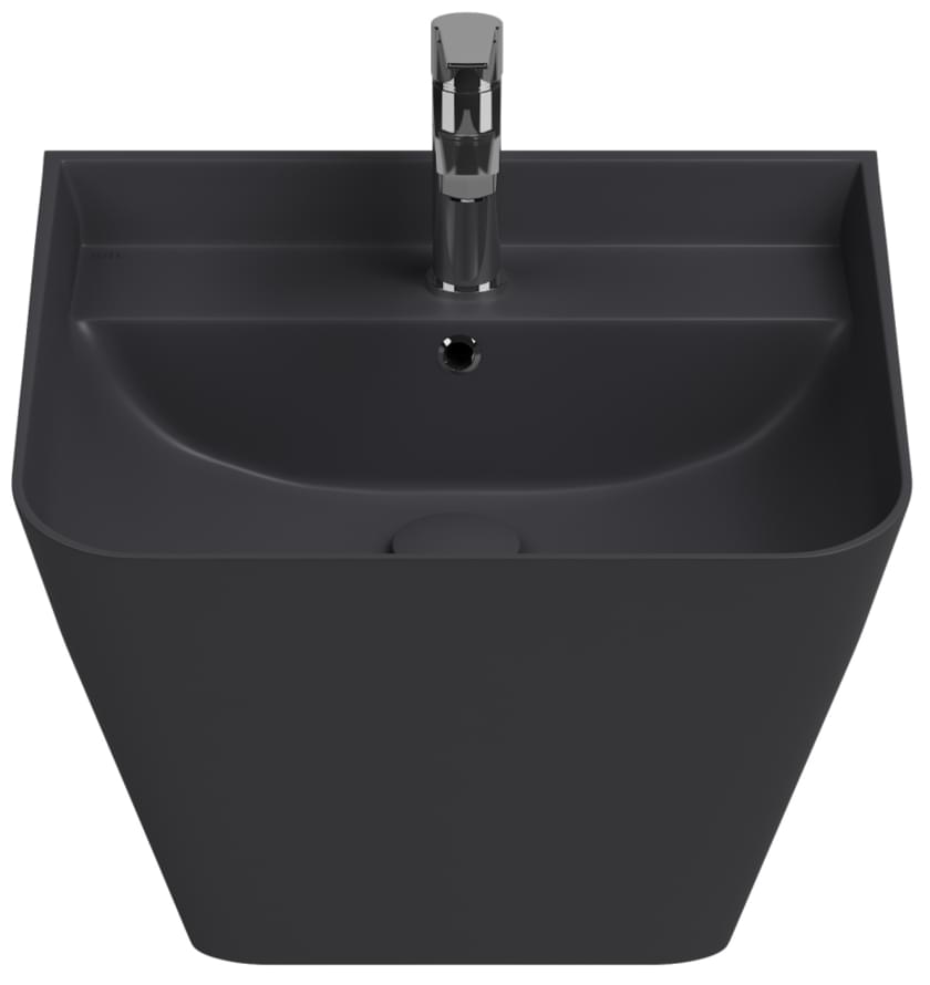 Плитка Isvea Sott Aqua Раковина подвесная SOTT AQUA 500x420x515мм антрацит матовый  поверхность матовая