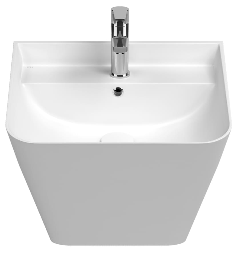 Плитка Isvea Sott Aqua Раковина подвесная SOTT AQUA 500x420x515мм белый  поверхность глянец