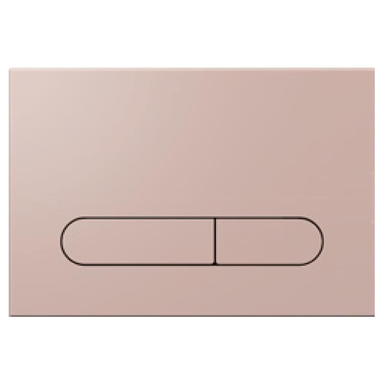 Плитка Isvea Sotti Смывная клавиша SOTTI лососевый матовый поверхность матовая