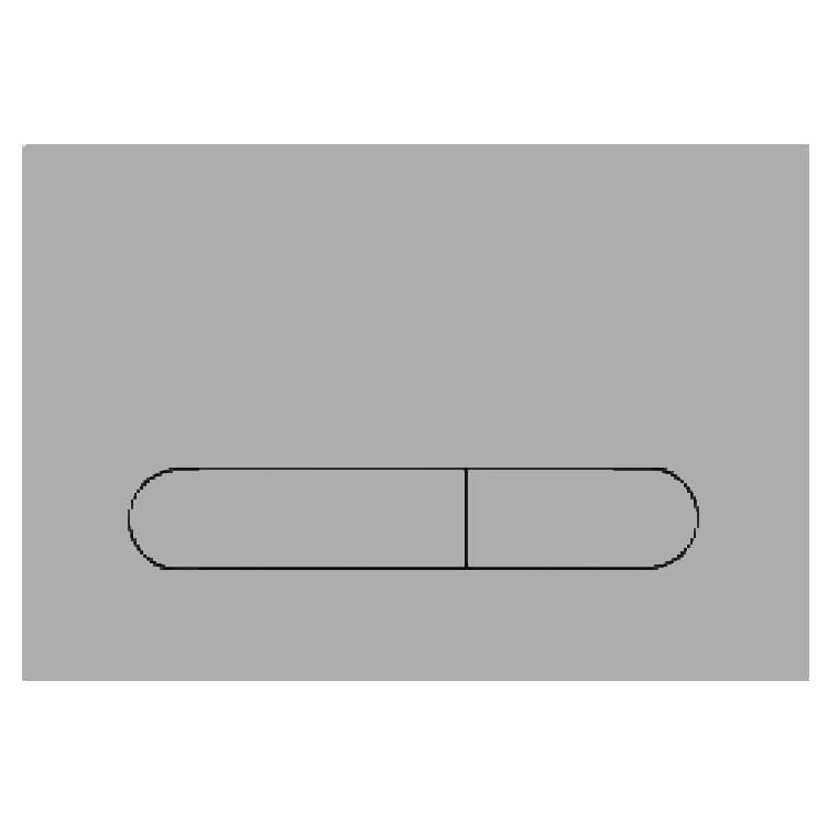 Плитка Isvea Sotti Смывная клавиша SOTTI серый камень матовый поверхность матовая