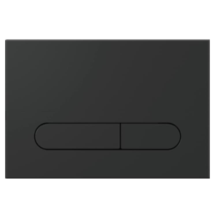 Плитка Isvea Sotti Смывная клавиша SOTTI черный матовый поверхность матовая