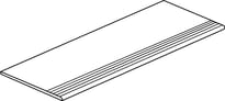 Плитка Italon Auris Graphite Gradino 30x60 см, поверхность матовая