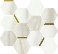 Плитка Italon Charme Advance Cremo Delicato Mosaico Chic 28.3x32.8 см, поверхность матовая