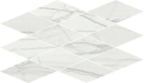 Плитка Italon Charme Advance Platinum White Mosaico Diamond 28x48 см, поверхность полированная