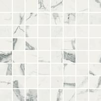 Плитка Italon Charme Deluxe Invisible White Mosaico Lux 29.2x29.2 см, поверхность полированная