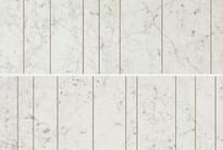 Плитка Italon Charme Extra Carrara Ins.Golden Line 25x75 см, поверхность глянец