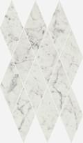 Плитка Italon Charme Extra Carrara Mosaico Diamond 28x48 см, поверхность полированная