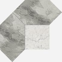 Плитка Italon Charme Extra Silver Mosaico Polygon 28.5x21 см, поверхность полированная