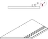 Плитка Italon Climb Rope Bordo Grip Sx 30x60 см, поверхность матовая, рельефная