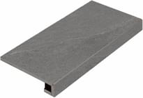 Плитка Italon Contempora Carbon Scalino Frontale 33x120 см, поверхность матовая