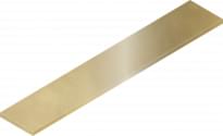 Плитка Italon Continuum Brass Gold Scalino Ang Sx 33x160 см, поверхность матовая