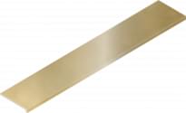 Плитка Italon Continuum Brass Gold Scalino Front 33x160 см, поверхность матовая
