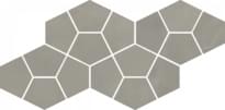 Плитка Italon Continuum Iron Mosaico Prism 20.5x41.3 см, поверхность матовая