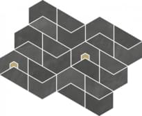 Плитка Italon Continuum Petrol Mosaico Jewel 31.1x38.2 см, поверхность матовая