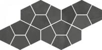Плитка Italon Continuum Petrol Mosaico Prism 20.5x41.3 см, поверхность матовая