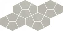 Плитка Italon Continuum Silver Mosaico Prism 20.5x41.3 см, поверхность матовая