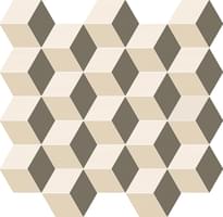 Плитка Italon Element Silk Mosaico Cube Warm 30.5x33 см, поверхность матовая