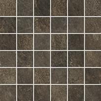 Плитка Italon Genesis Brown Mosaico 30x30 см, поверхность матовая