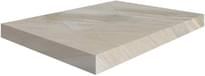 Плитка Italon Magnetique White Scalino Angolare Sinistro 33x60 см, поверхность матовая, рельефная