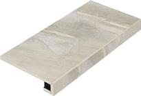 Плитка Italon Magnetique White Scalino Frontale 33x60 см, поверхность матовая, рельефная