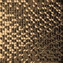 Плитка Italon Materia Mosaico Gold 30x30 см, поверхность глянец, рельефная