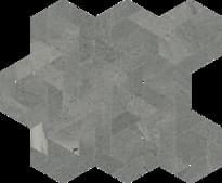 Плитка Italon Metropolis Graphite Dark Mosaico Icon 28.6x34.7 см, поверхность матовая