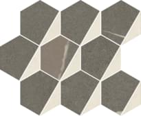 Плитка Italon Metropolis Mosaico Hexagon Warm 25.4x31 см, поверхность матовая
