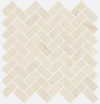 Плитка Italon Room Stone White Mosaico Cross 29.7x31.5 см, поверхность полуматовая