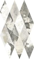 Плитка Italon Stellaris Dover Light Mosaico Diamond 28x48 см, поверхность полированная