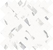 Плитка Italon Stellaris Statuario White Mosaico Cross 31.5x29.7 см, поверхность матовая