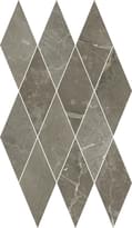 Плитка Italon Stellaris Tuscania Grey Mosaico Diamond 28x48 см, поверхность полированная