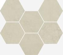 Плитка Italon Terraviva Moon Mosaico Hexagon 25x29 см, поверхность матовая