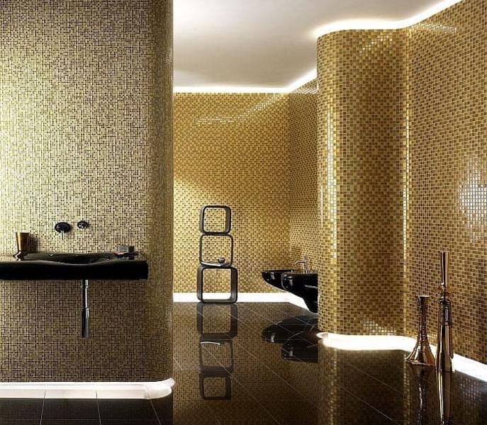 стекло фабрики JNJ коллекция Golden Mosaic