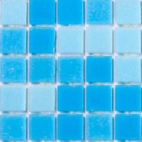 Плитка JNJ Pool Mixes Blue 32.7x32.7 см, поверхность глянец