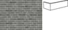 Плитка Joseph Bricks Bricks Chester Df Плитка Угловая 214x103x24x66 6.6x31.7 см, поверхность матовая, рельефная