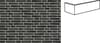 Плитка Joseph Bricks Bricks Kingston Df Плитка Угловая 240x115x24x52 5.2x35.5 см, поверхность матовая, рельефная
