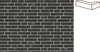 Плитка Joseph Bricks Bricks Memphis Df Брусок Угловой 240x115x56x52 5.2x35.5 см, поверхность матовая