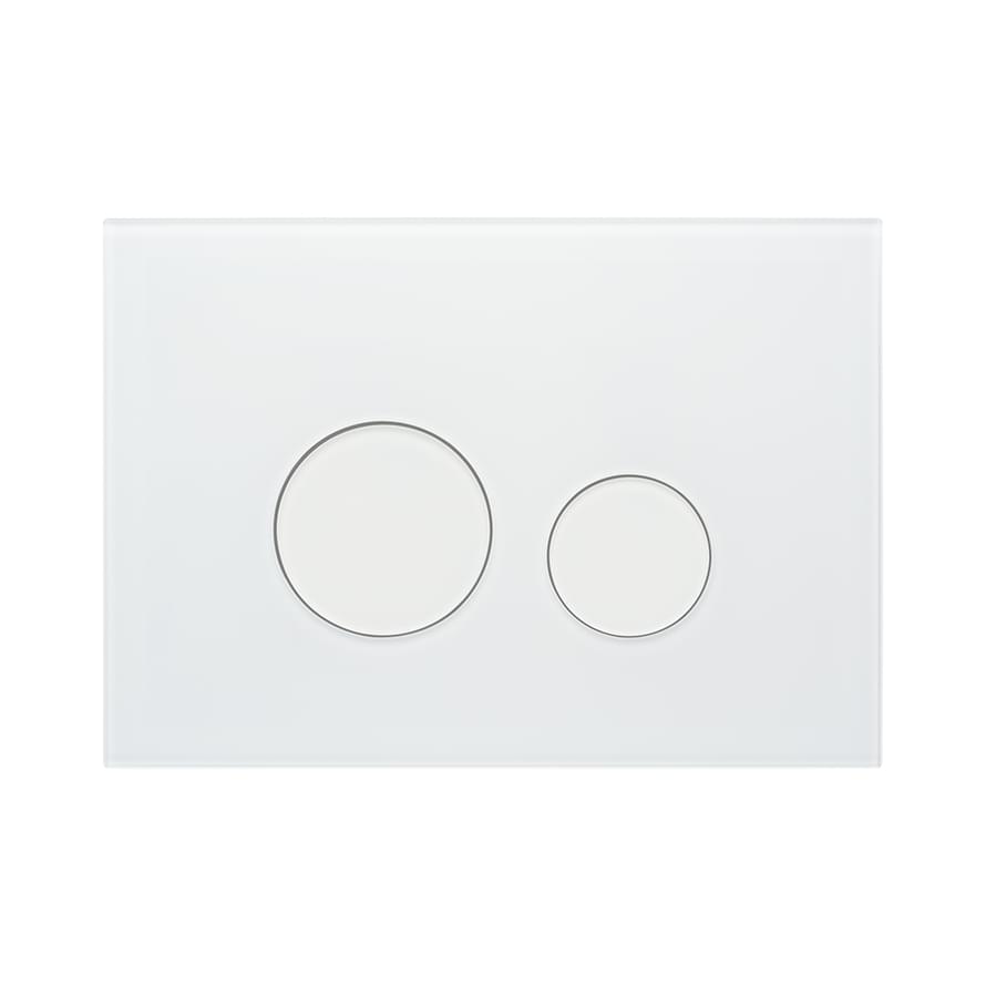 KKPOL Смывные Клавиши Glass Смывная клавиша M11 OMNES VITRUM GRANDE ORBIS MAT белый матовый 