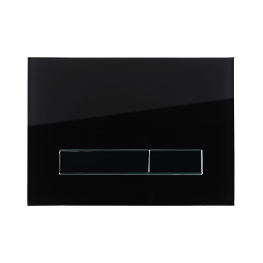 KKPOL Смывные Клавиши Glass Смывная клавиша M16 OMNES VITRUM GRANDE стекло черный 