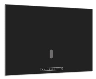 KKPOL Смывные Клавиши Glass Смывная клавиша Vitrum Grande AUTOMATIC стекло черный глянцевый 