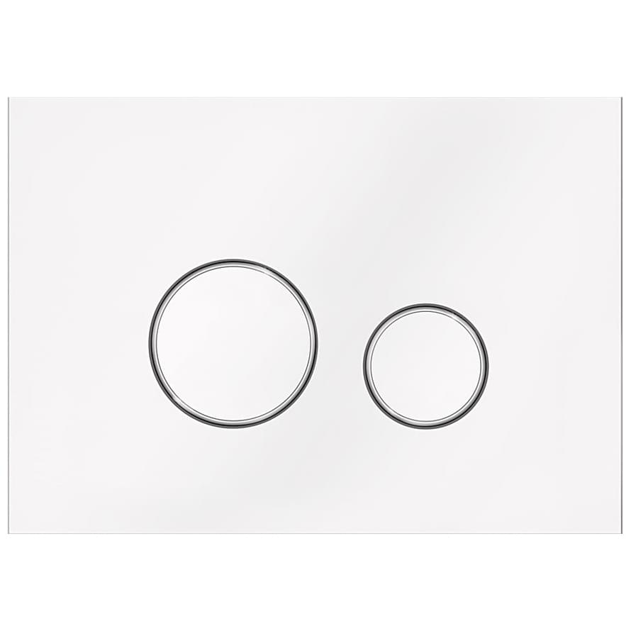 KKPOL Смывные Клавиши Glass Смывная клавиша Vitrum Grande V1 Orbis стекло белый/хром/белый SPP/164/0/K 