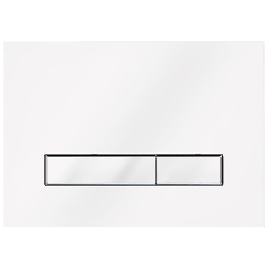 KKPOL Смывные Клавиши Glass Смывная клавиша Vitrum Grande V1 стекло белый глянцевый SPP/105/0/K 