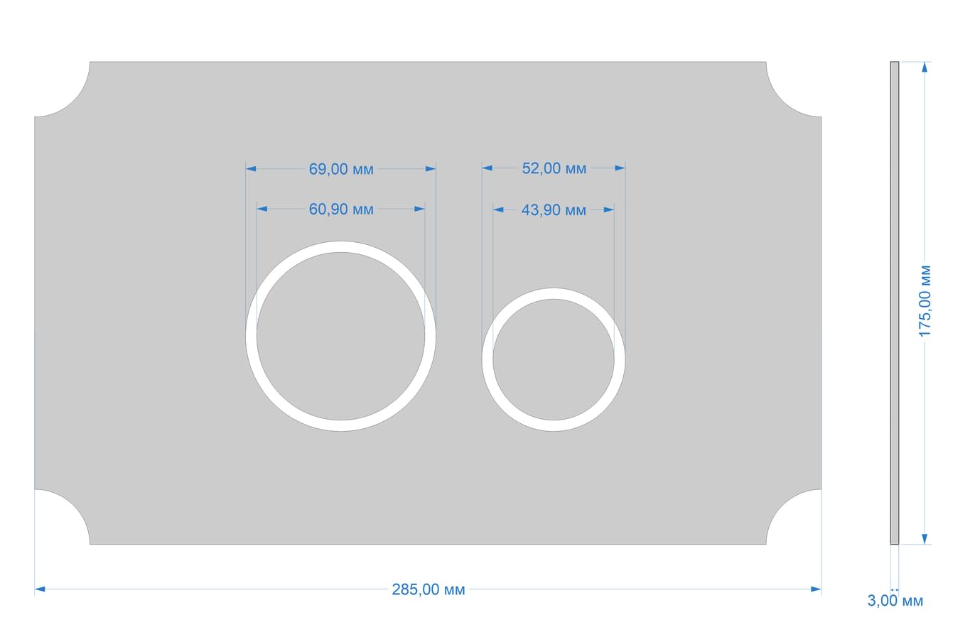 KKPOL Смывные Клавиши Metal Смывная клавиша AQUAFIORI VINTAGE белый матовый 