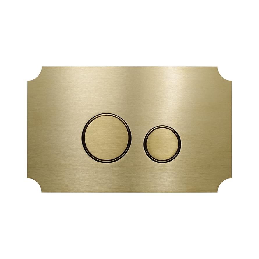 KKPOL Смывные Клавиши Metal Смывная клавиша AQUAFIORI VINTAGE золото матовый 