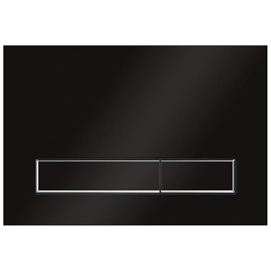 KKPOL Смывные Клавиши Plastic Смывная клавиша M08 V1 SPP/091/0.1/K черный матовый/хром/черный матовый 