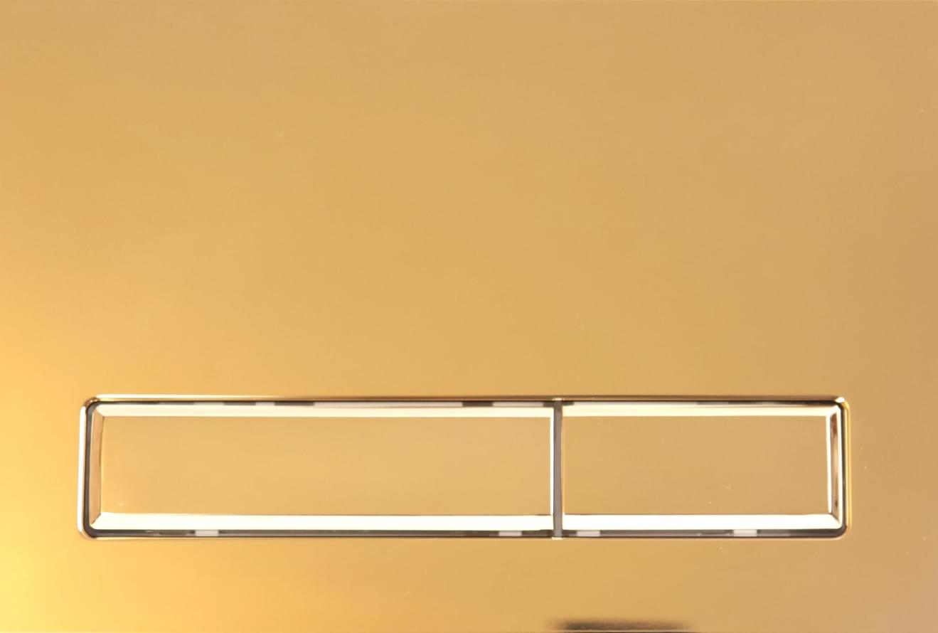 KKPOL Смывные Клавиши Plastic Смывная клавиша M08 золото глянцевый 