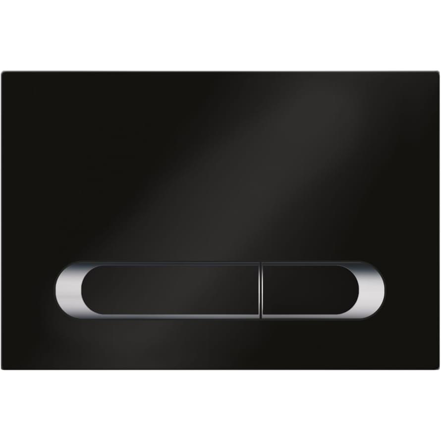 KKPOL Смывные Клавиши Plastic Смывная клавиша M09 V1 черный/хром/черный KKPOL Смывные Клавиши Plastic Смывная клавиша M09 V1 черный/хром/черный