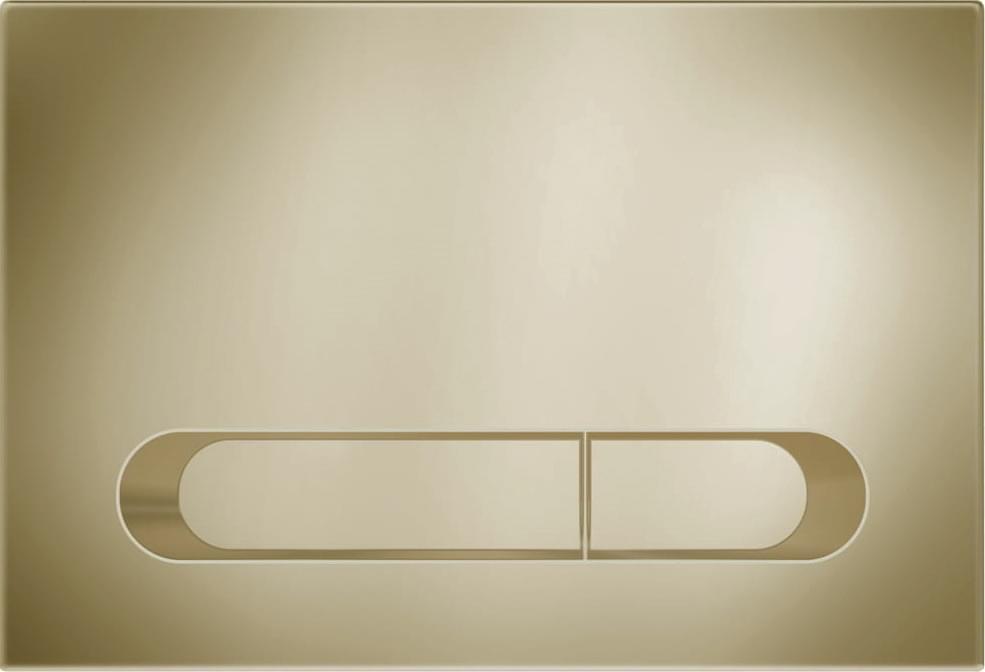 KKPOL Смывные Клавиши Plastic Смывная клавиша M09 золото брашированный 