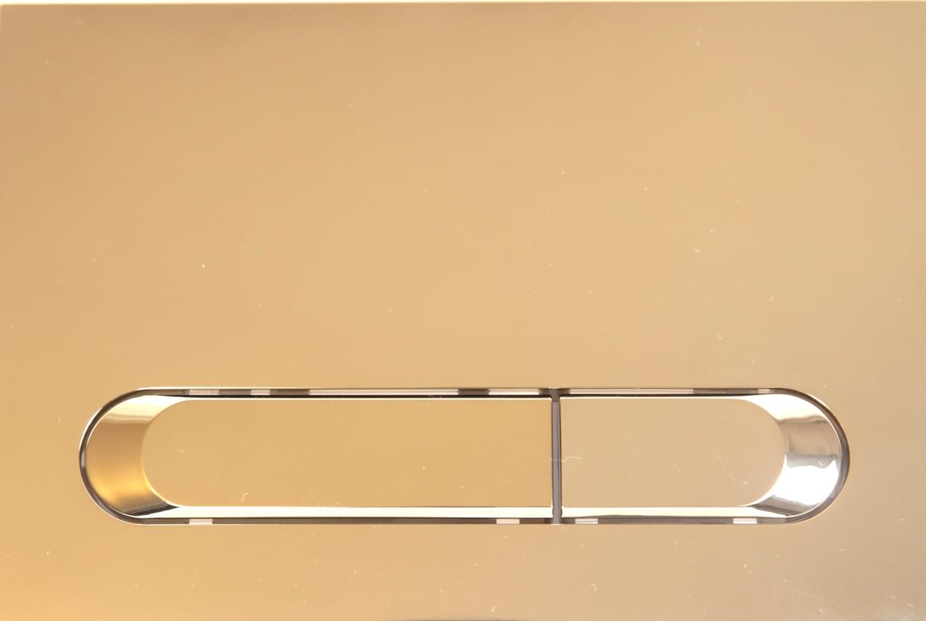 KKPOL Смывные Клавиши Plastic Смывная клавиша M09 золото глянцевый 