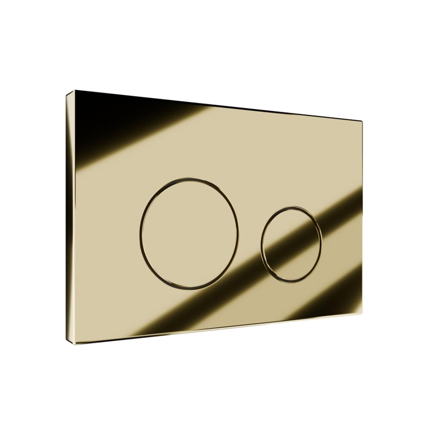 KKPOL Смывные Клавиши Plastic Смывная клавиша M11 пластик золото глянцевый 